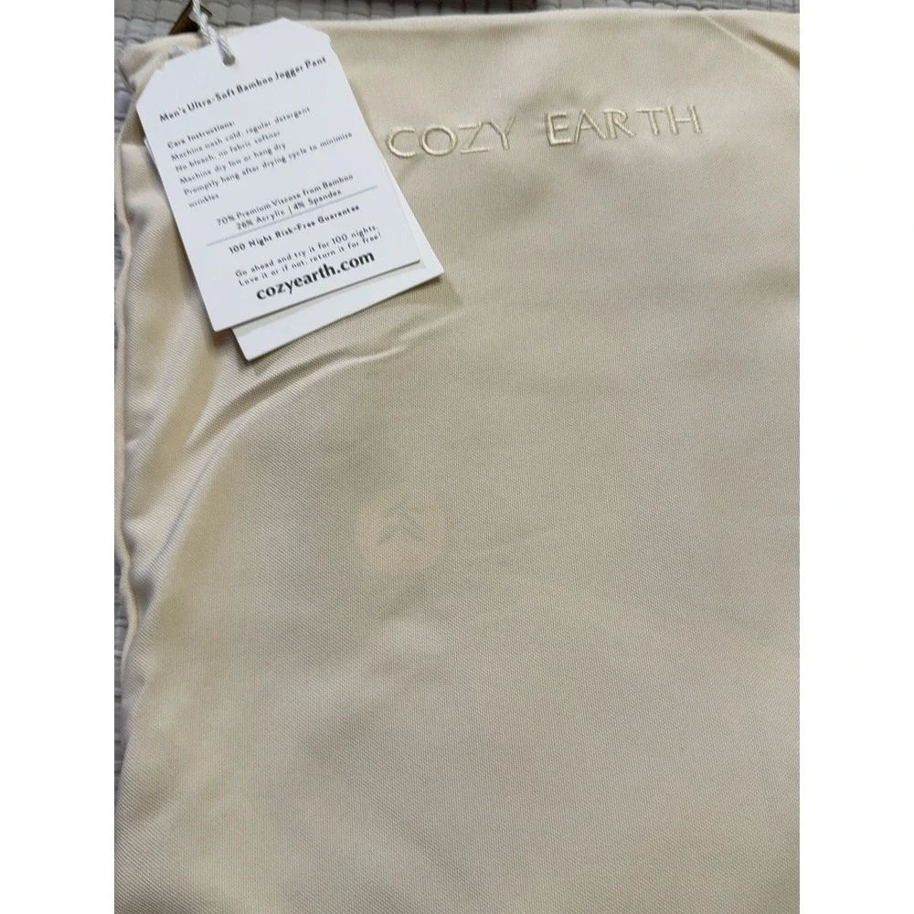 Cozy Earth Men's S Women's M Navy Bamboo Jogger Pants NWT Unisex $165